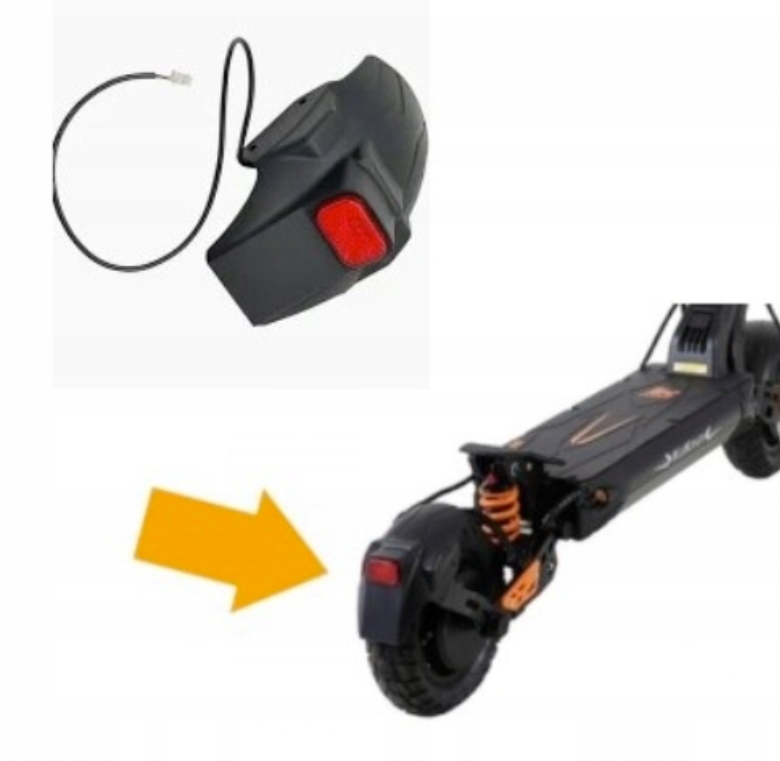 Błotnik Tylny + TYLNE ŚWIATŁO DO HULAJNOGI KuKirin G2 Master