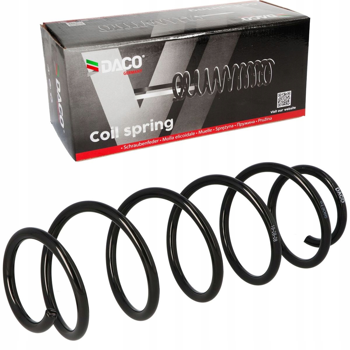 Sprezyna x2 zawieszenia TYL DACO Laguna III Kombi Part number 813065