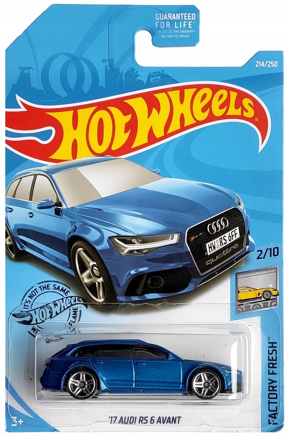 

Hot Wheels 17 Audi Rs 6 Avant Factory Fresh 2/10 1