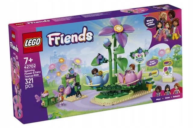 Lego(r) Friends 42702 Točící Se Květina A Pohárkový Čajový Dálek