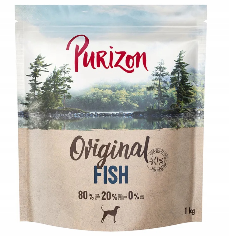 Levně Purizon Adult Fish Ryba 1 kg Originální Balení Suché krmivo pro psy