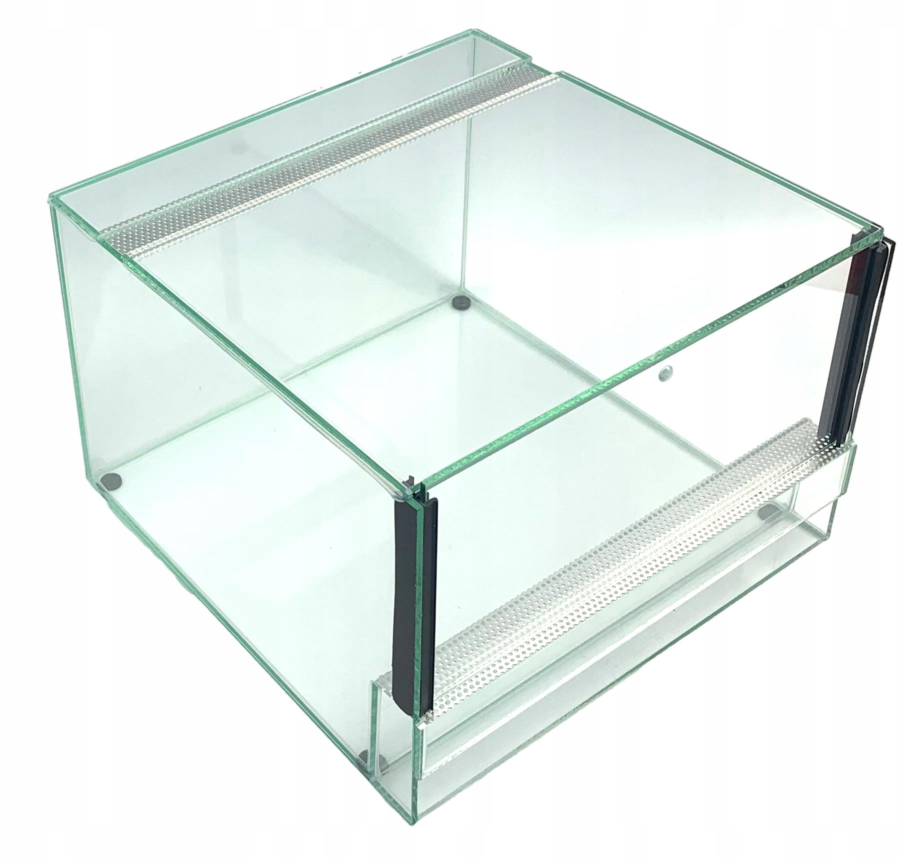 Terrarium Szklane 30x30x20 Gilotyna Dla Pająka Modliszki Patyczaka Ślimaka