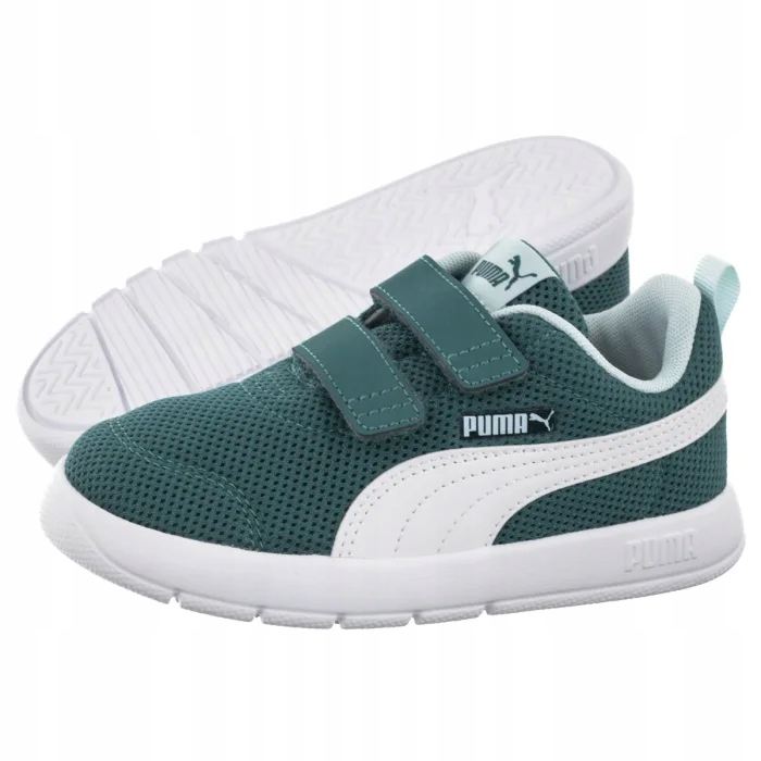 Buty Sportowe Dla Dzieci Puma Cortflex V3 Mesh 398086-18 Zielone