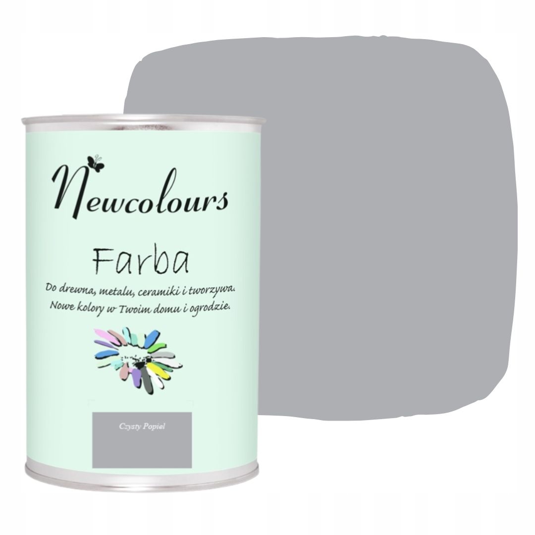 

Farba do mebli Newcolours Czysty Popiel 900 ml