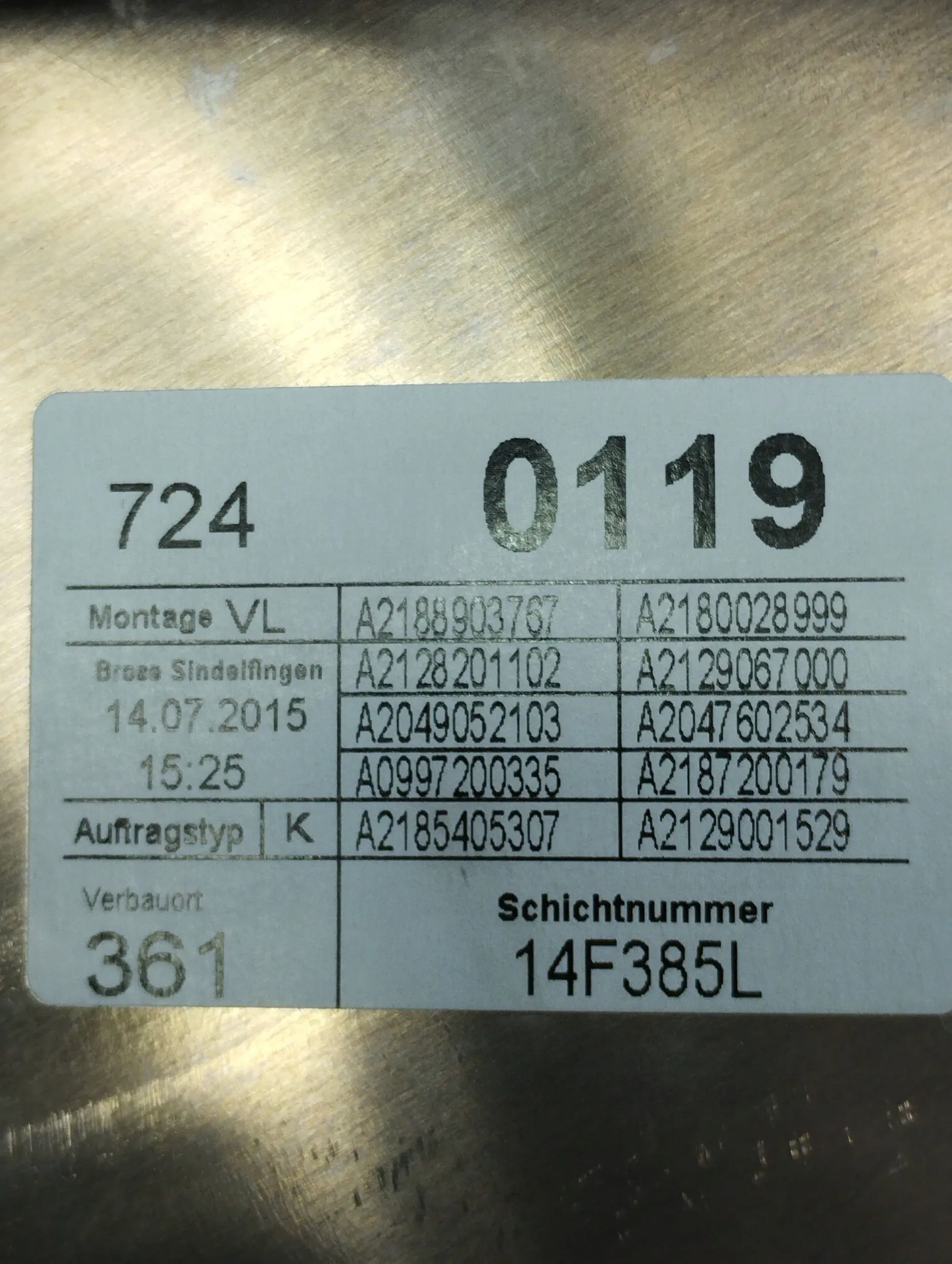 Mercedes-Benz CLS C218 mechanism windows left front A2128201102