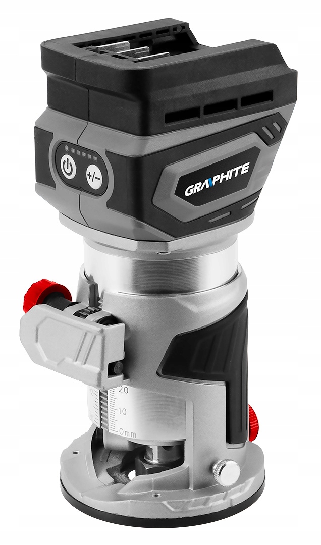 Frezarka bezszczotkowa akumulatorowa Energy+ 18V Uchwyt narzędziowy (mm) 6