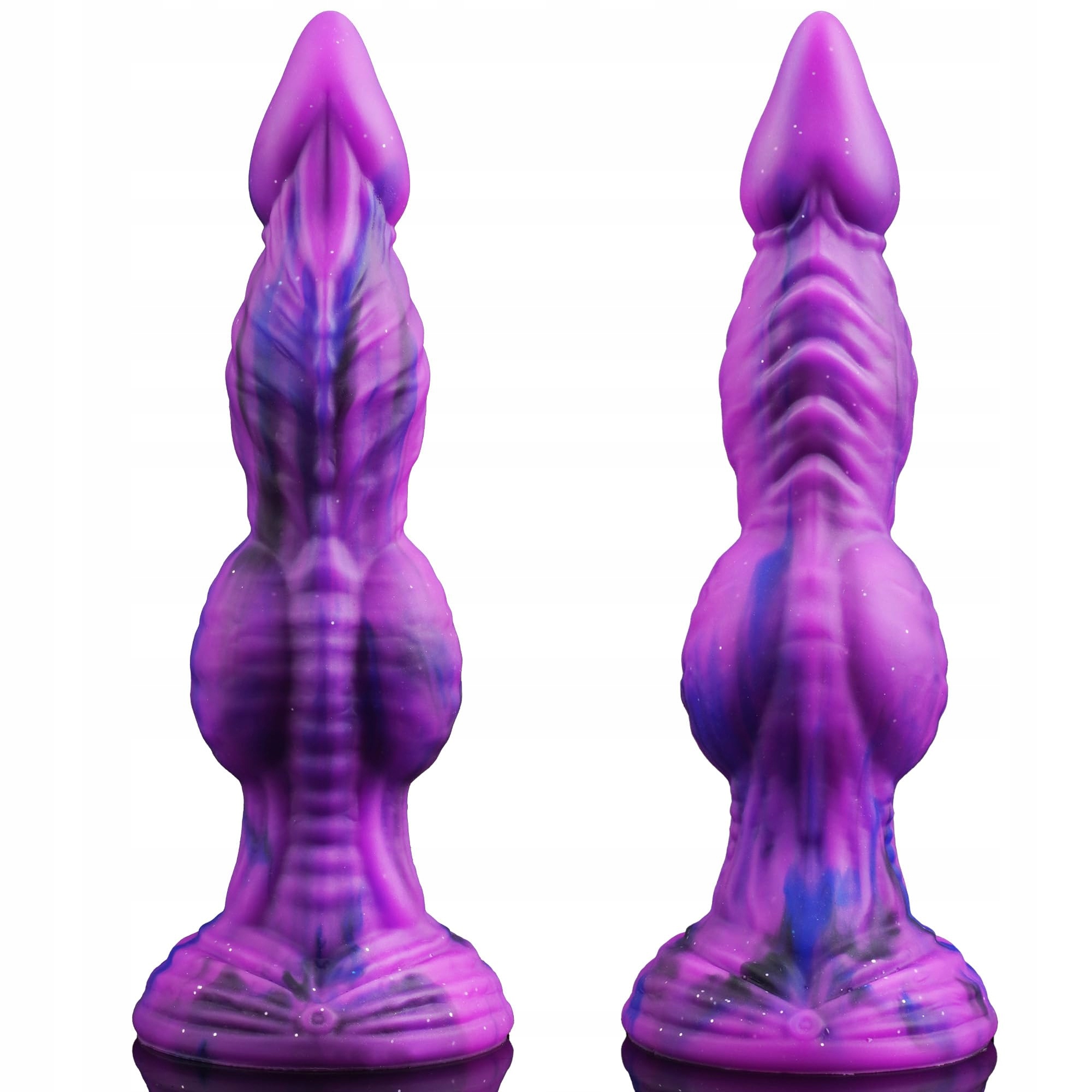 HORSE DILDO Silikonowy Dildo Fantasy 3 Kule Przyssawka 25cm Dla Par — miniatura 7
