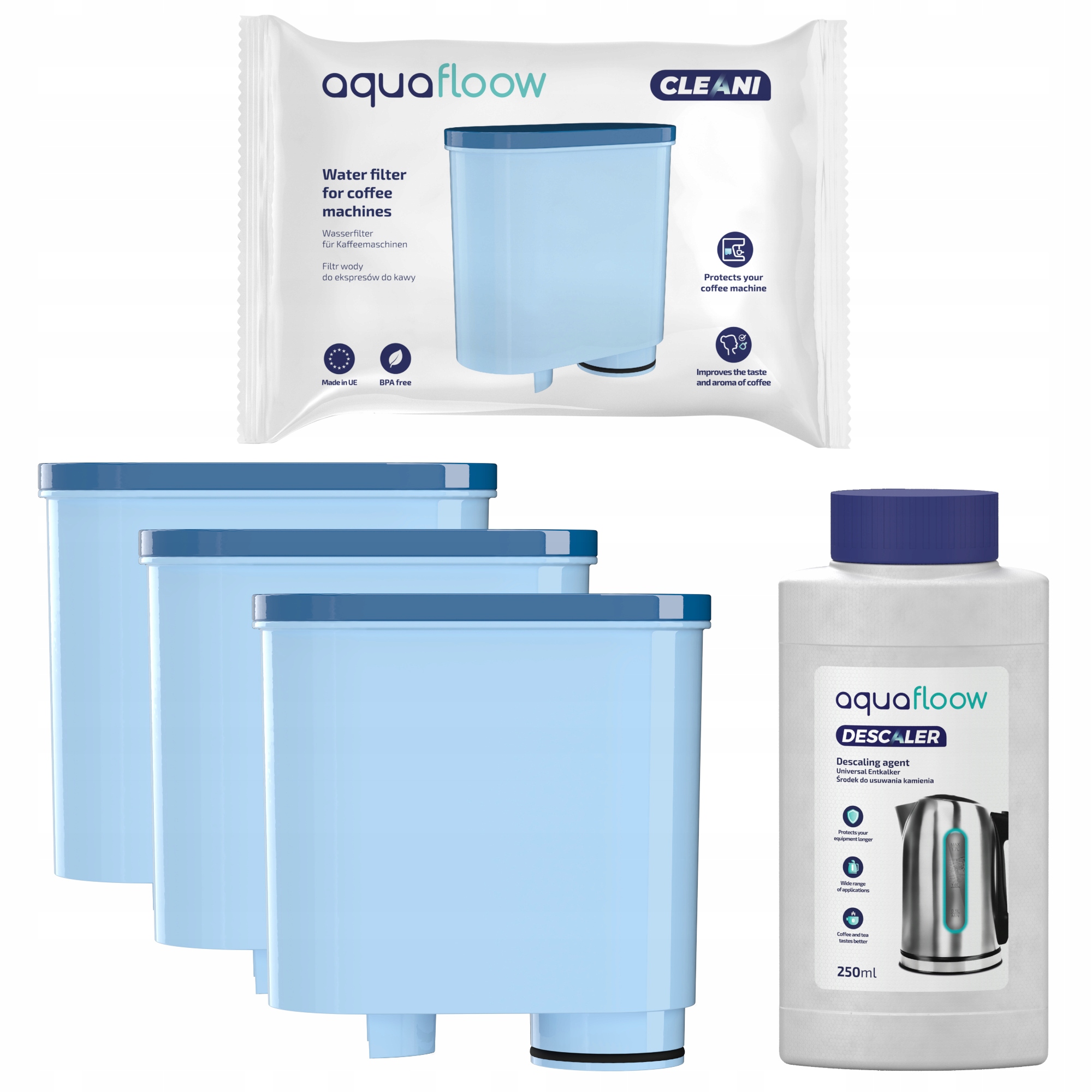 

3X Filtr Do Ekspresu Philips Latte Go Odkamieniacz