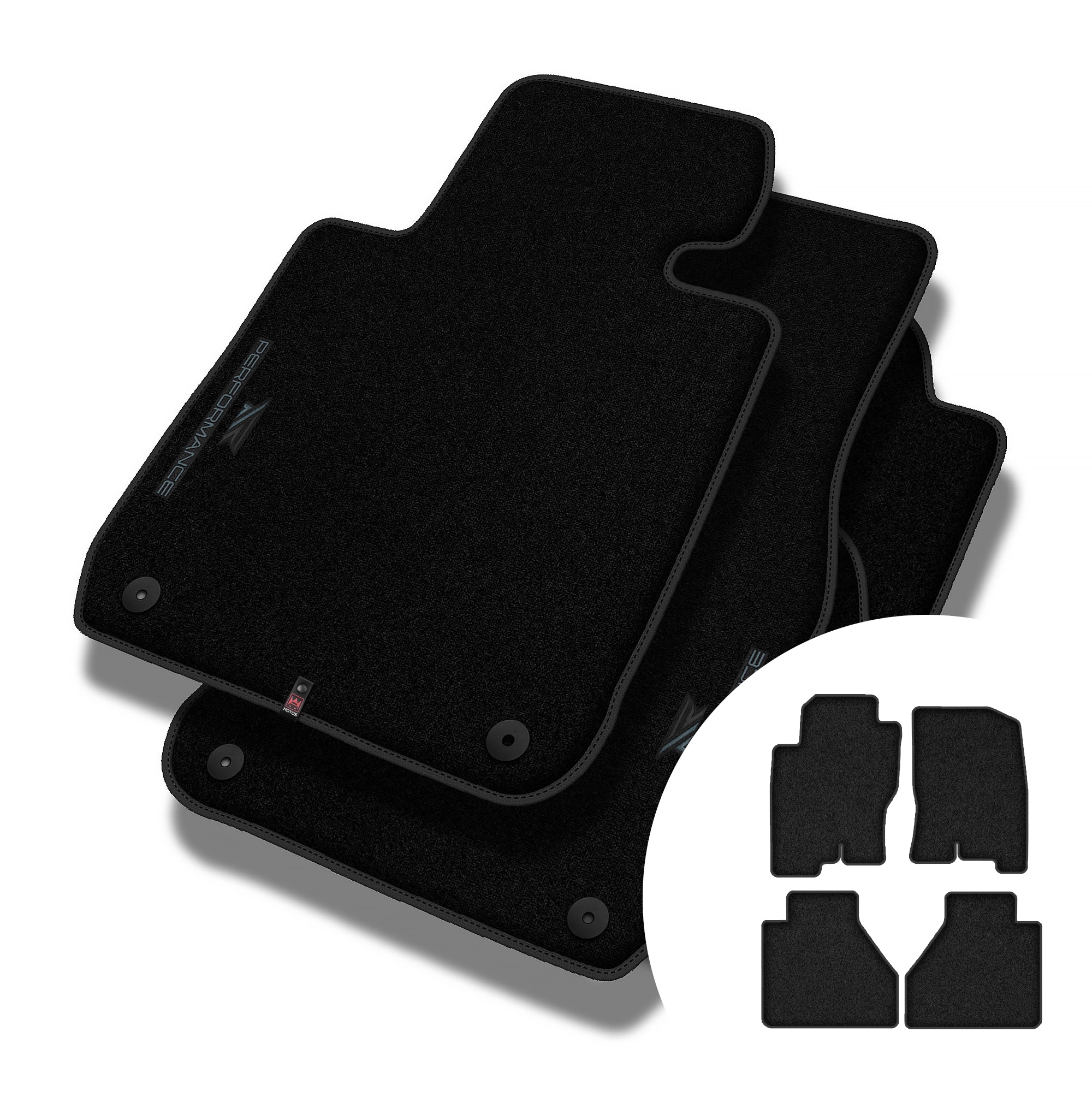Velúrové koberčeky Performance Premium pre Nissan Navara III 2005-2007