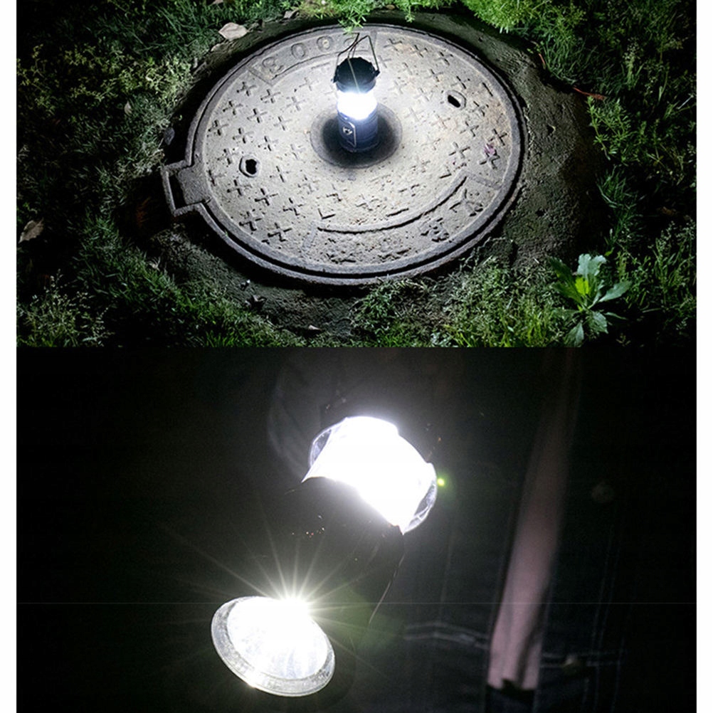 Niebieska Solarna Lampa Do Namiotu Na Wycieczki I Przypadki Awarii
