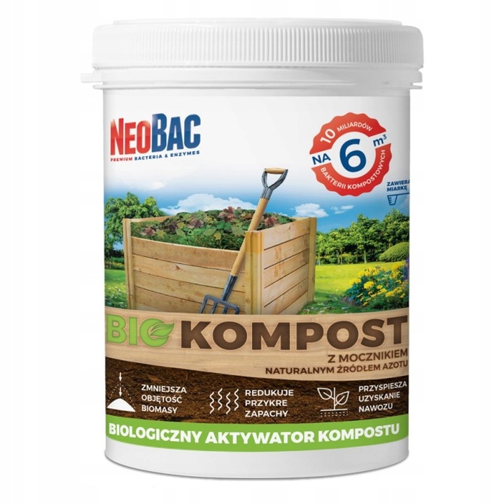 

NeoBac Bio Szybki Kompost Kompostowanie Traw Liści