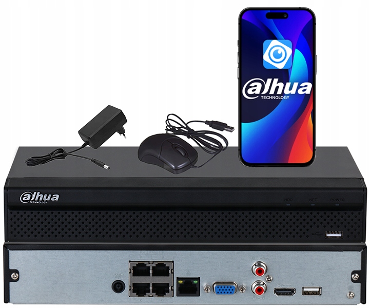 Záznamové zařízení pro monitoring NVR2104HS-P-4KS3 Dahua 4 kanály, Hdd, Tvi, Aplikace