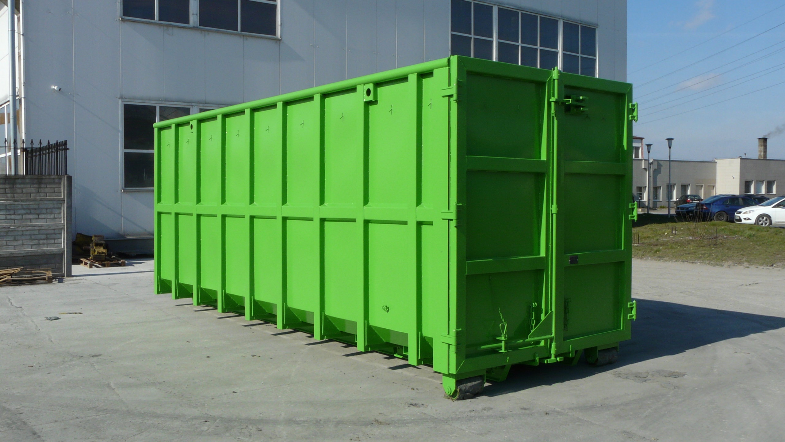 Kontener KP40 7000x2300x2400 pojemnik, mulda, ZŁOM Pojemność 36 m³