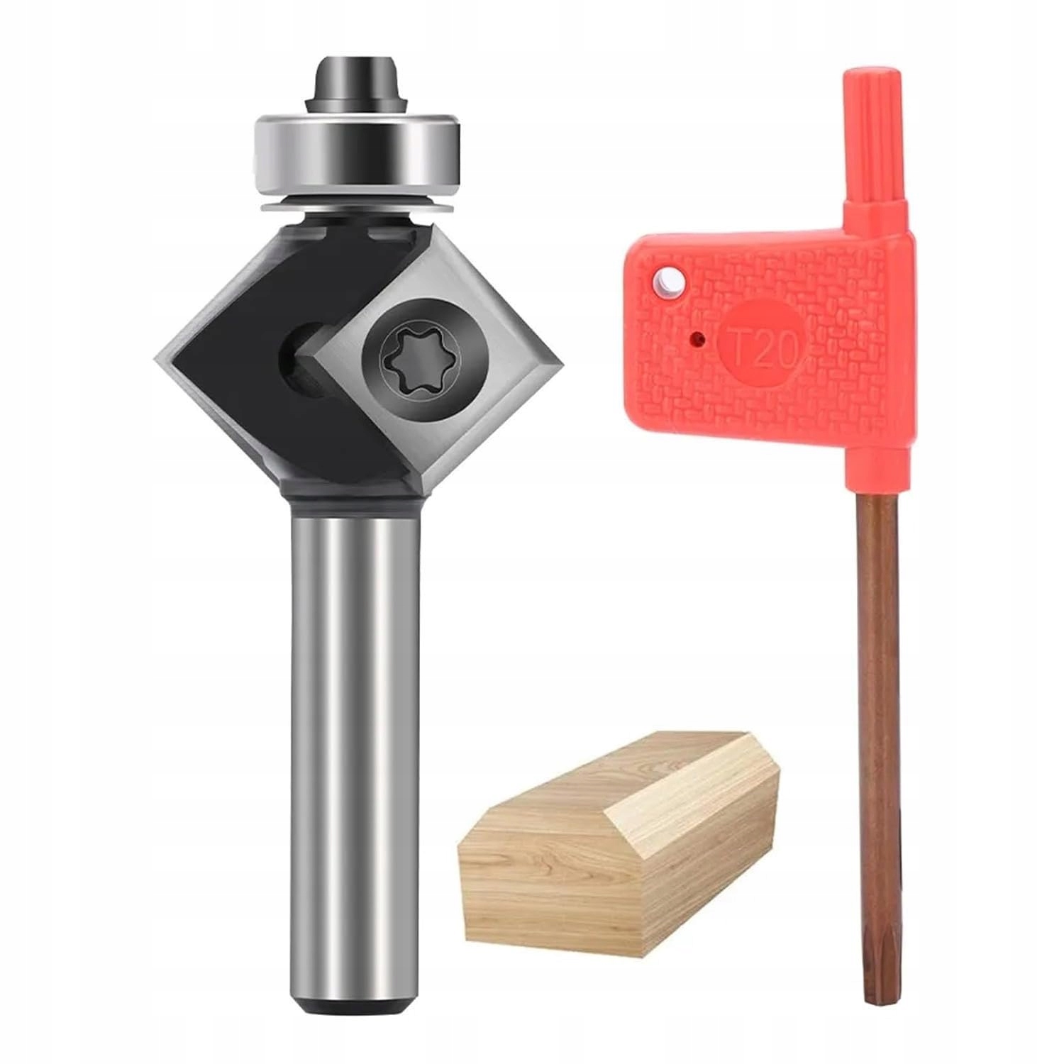 Fréza pro zkosení úhlové hrany D 32 mm, úchyt 8 mm na dlaždice