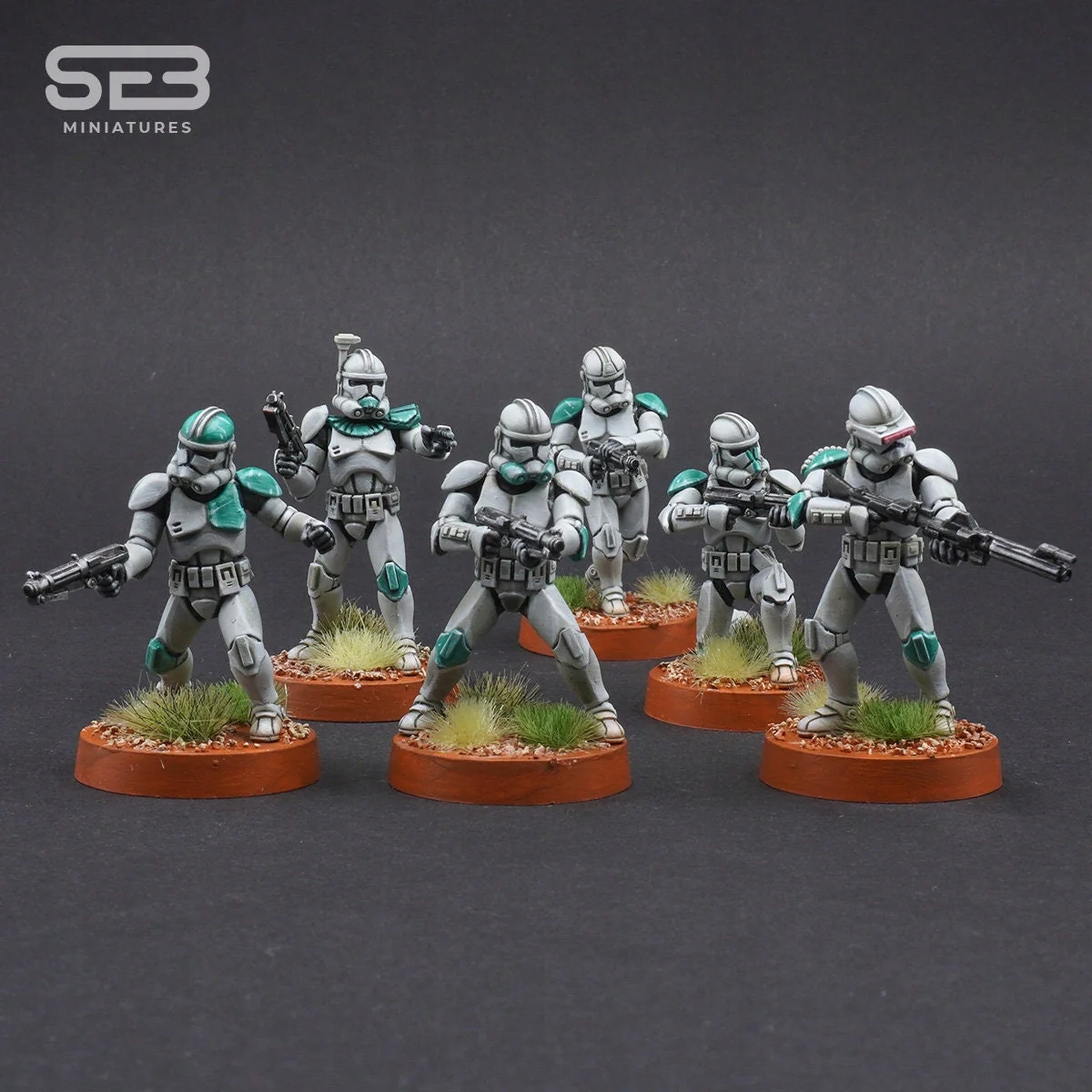 Clone Troopers - Modular Kit model pasuje do gry StarWars Legion