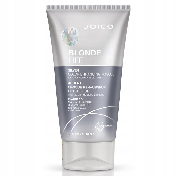 Joico Blonde Life vyživující tónovací maska pro blond vlasy 150 Ml Silver