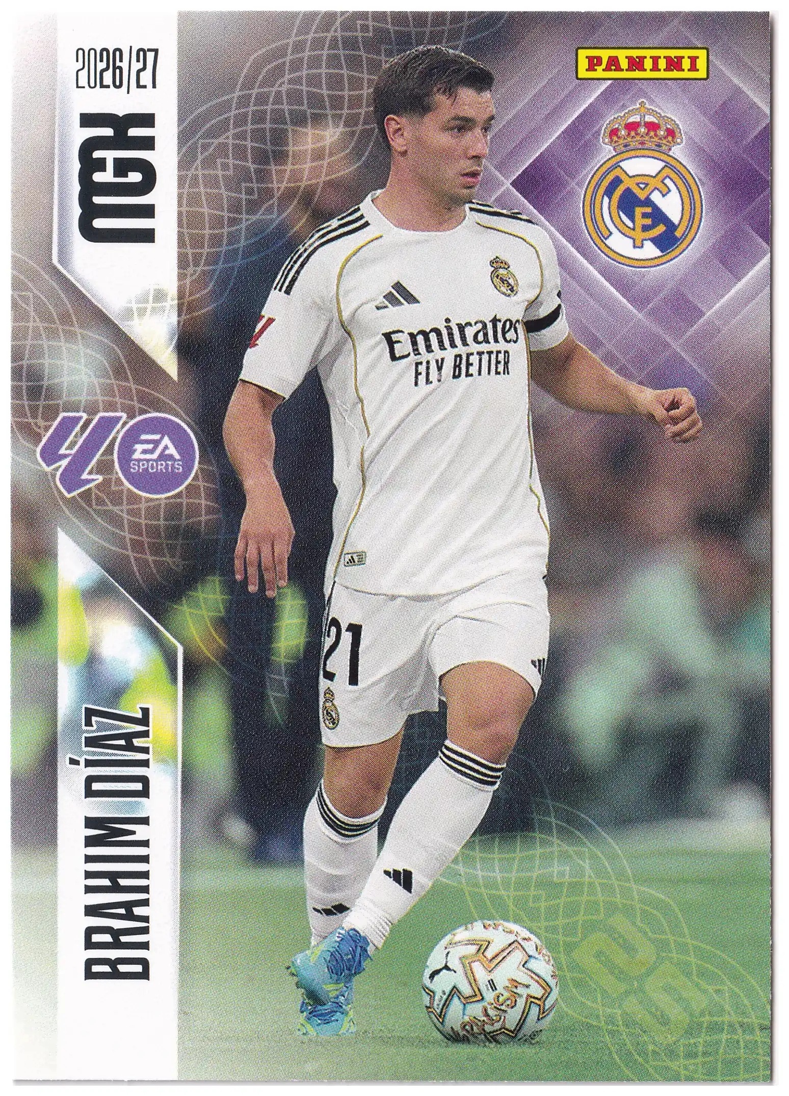 #230 Brahim Díaz Panini Megacracks LaLiga 2026-27 Base