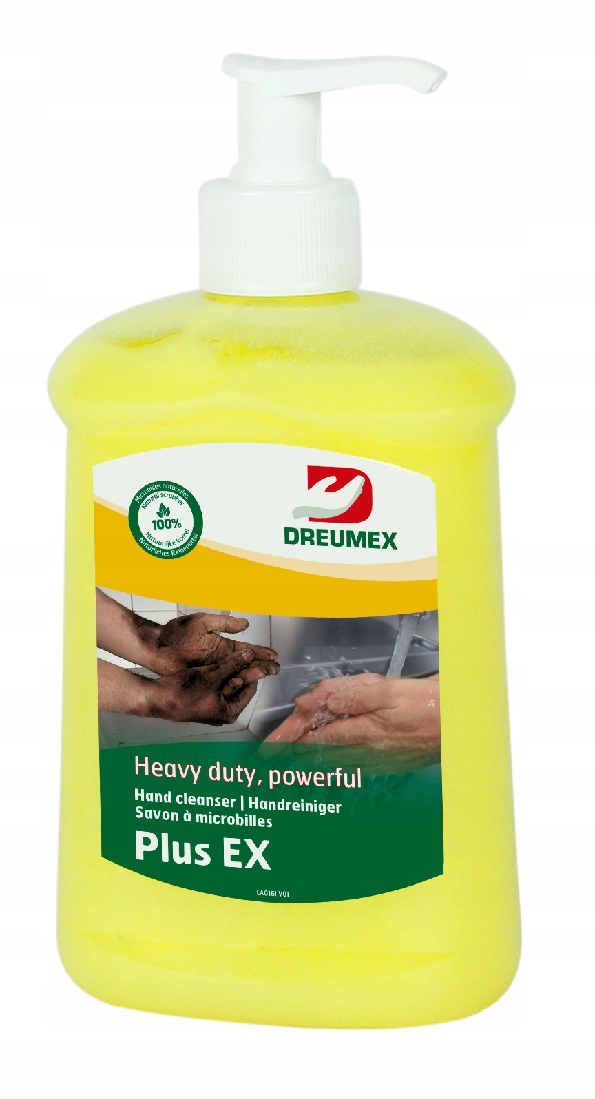 Pasta w żelu do czyszczenia rąk Dreumex Plus z pompką, opak. 500 ml