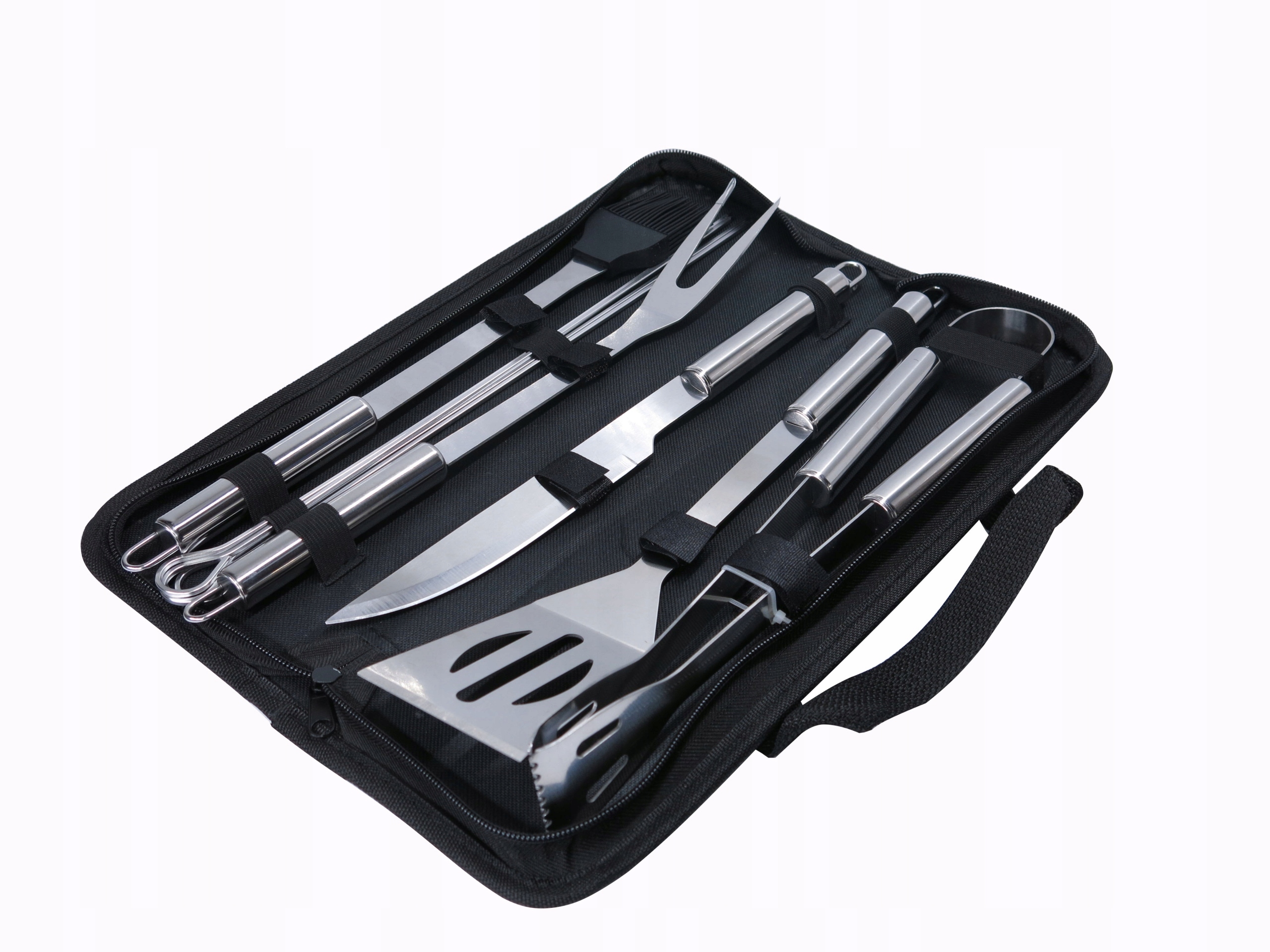 

Zestaw do Grilla Grillowania Akcesoria Etui 10pcs