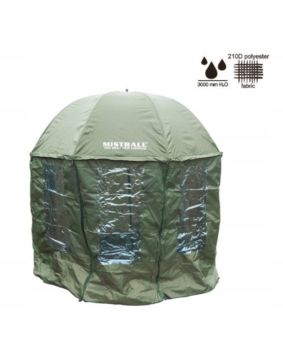 Parasol z osłoną zabudowany Mistrall 250 x 220 cm