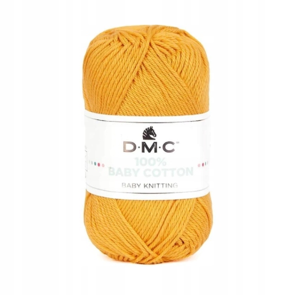 Włóczka 50g DMC Baby Cotton 794 Złota 100% bawełna