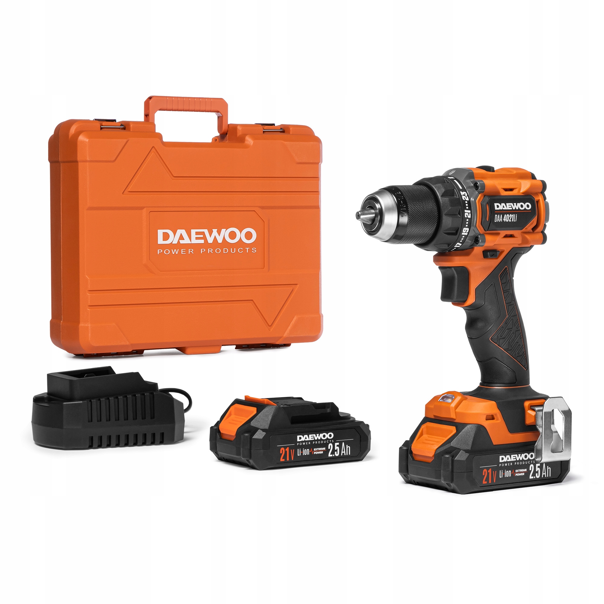 Wiertarko-wkrętarka akumulatorowa Daewoo Daa 4021Li Set 2 Aku Ładowarka