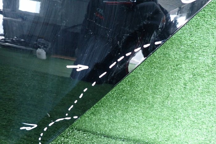 AUDI A6 C8 KOMBI 18- door left rear. rear part