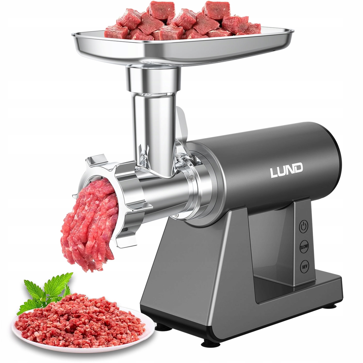 Maszynka Do Mielenia Mięsa Lund 350W Elektryczna Kiełbasy Kebbe 4KG/MIN