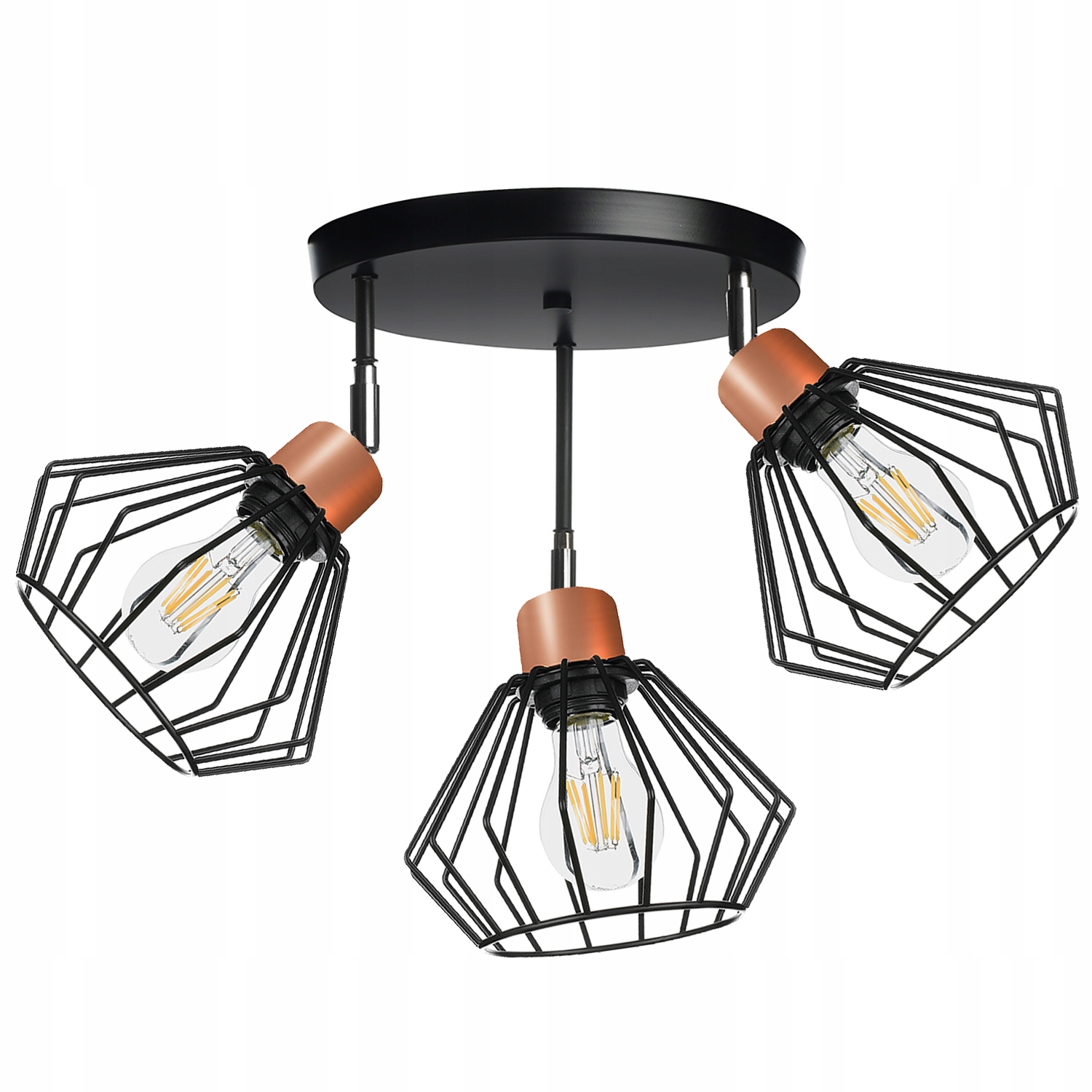 

Lampa Wisząca Sufitowa Żyrandol Plafon Diament Led