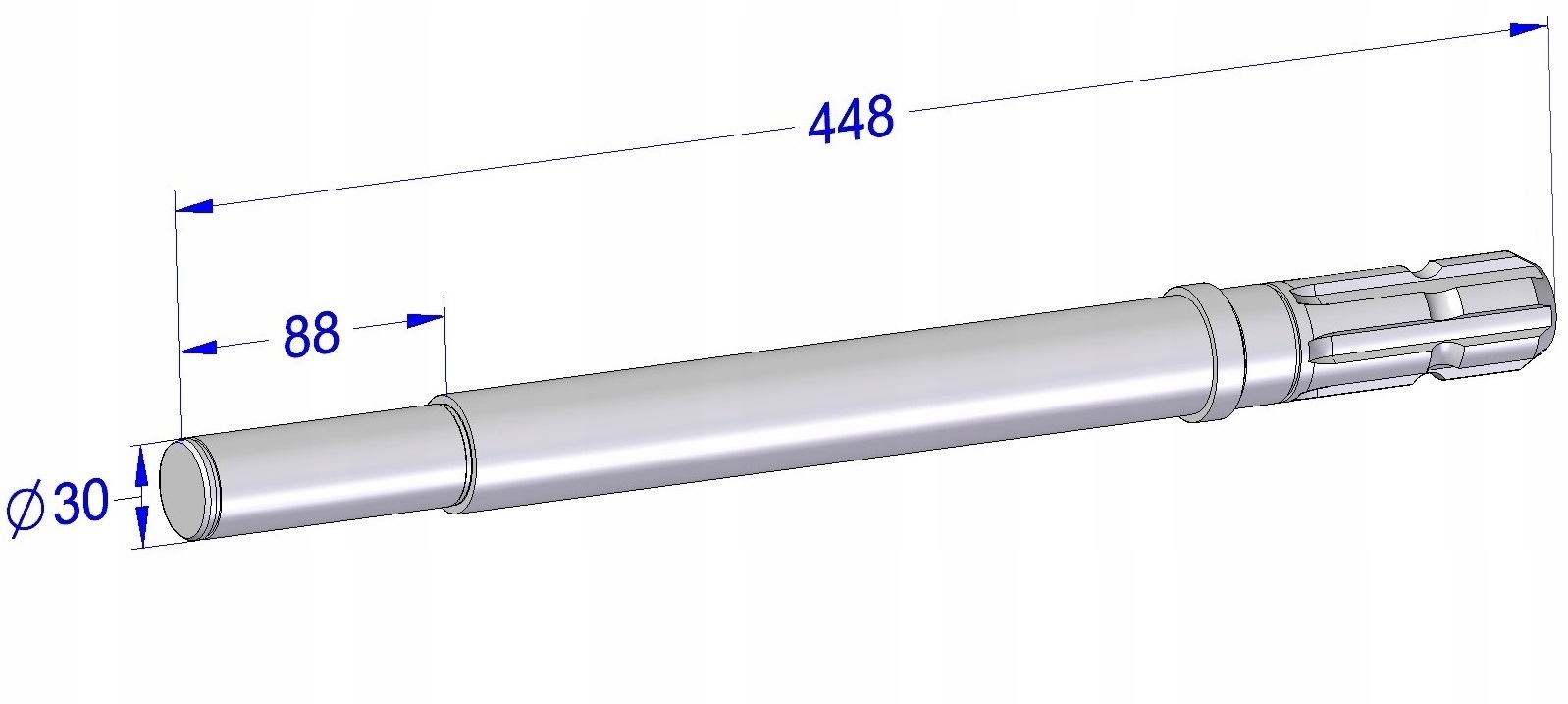 Вал головки Z010 / 1 C104.02.05.00