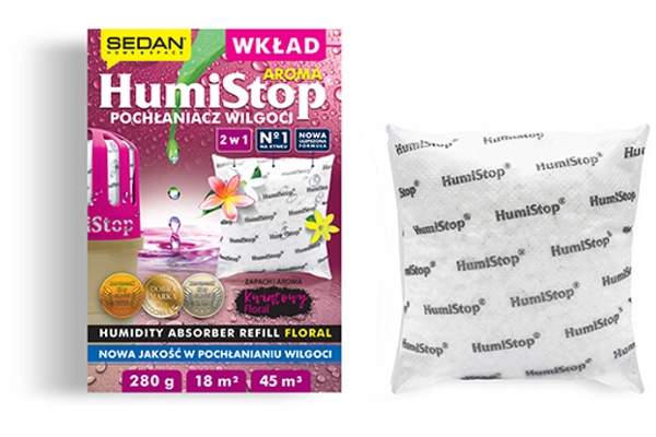 

Humistop Wkład Do Pochłaniacza Wilgoci Kwiatowy