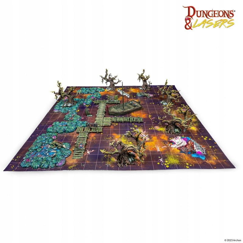 Dungeons & Lasers - SWAMPS OF DOOM Język instrukcji angielska