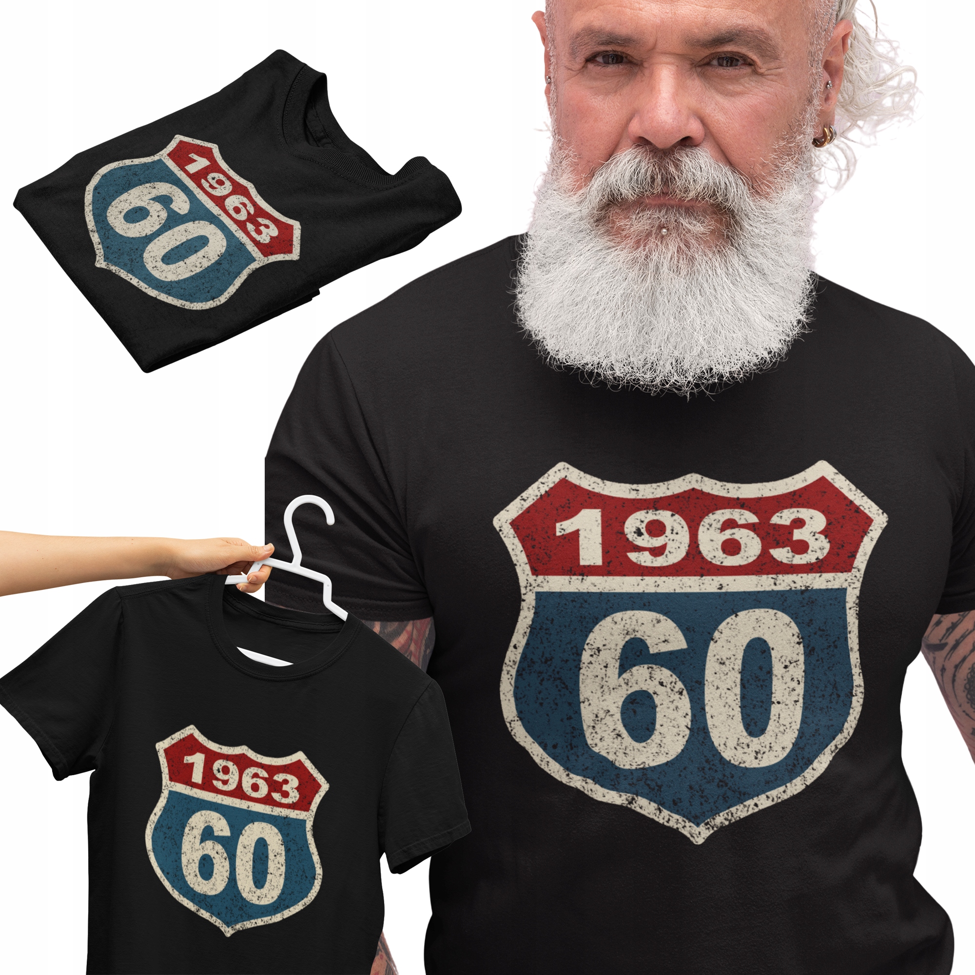 

Koszulka Tarcza 1963 na 60 urodziny Roz.XXL