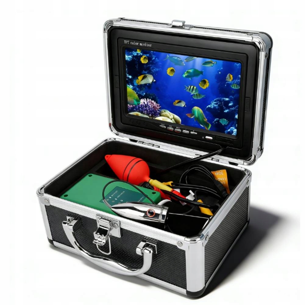 Echosonda Kamera Wędkarska Podwodna 7" Led 960X480 30M IP68 1000TVL