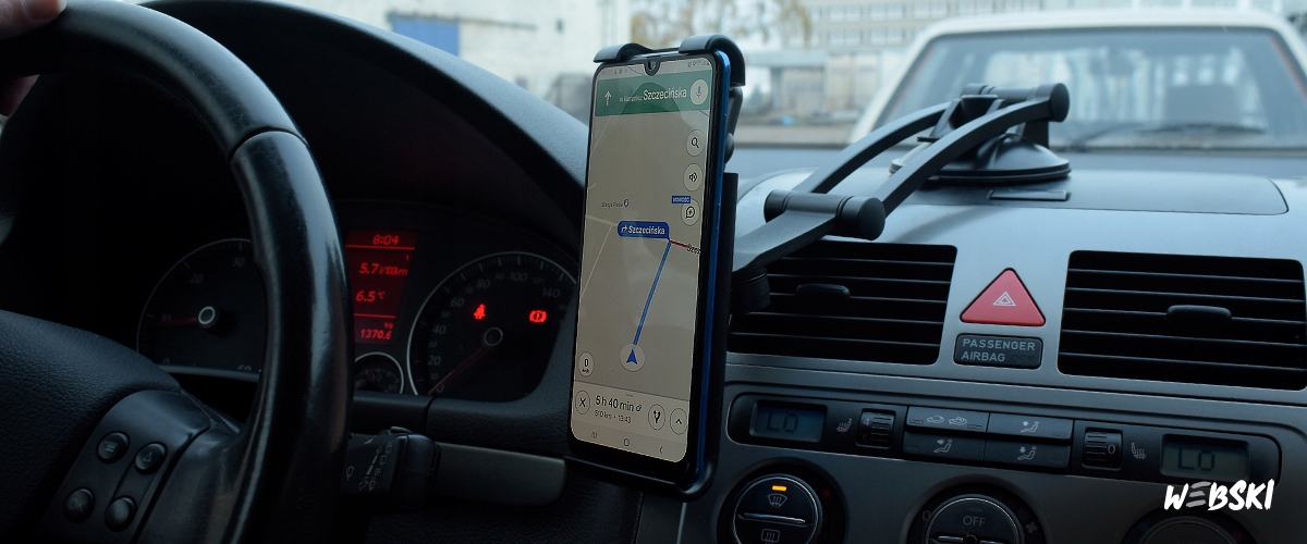 UCHWYT Z DŁUGIM RAMIENIEM NA SZYBĘ KOKPIT NA TELEFON TABLET DO CIĘŻARÓWKI Stan opakowania oryginalne