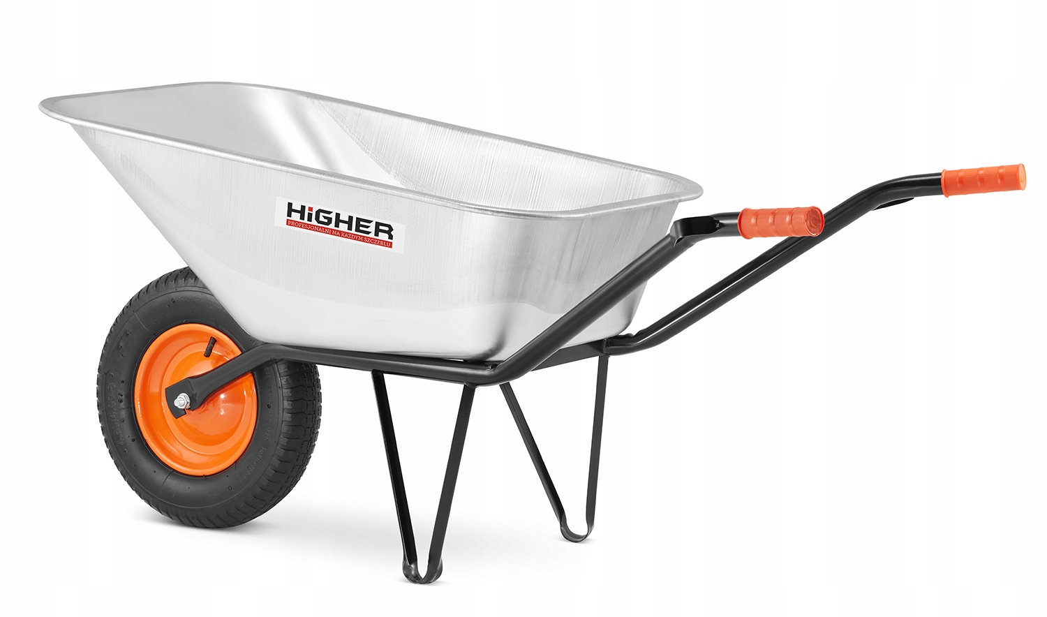 TACZKA OGRODOWA BUDOWLANA SPAWANA HIGHER MISA PVC HIGHER 150 L 210 kg *HIT* Kod producenta TRANSPORTER KOŁA MOCNA WYTRZYMAŁA LEKKA24