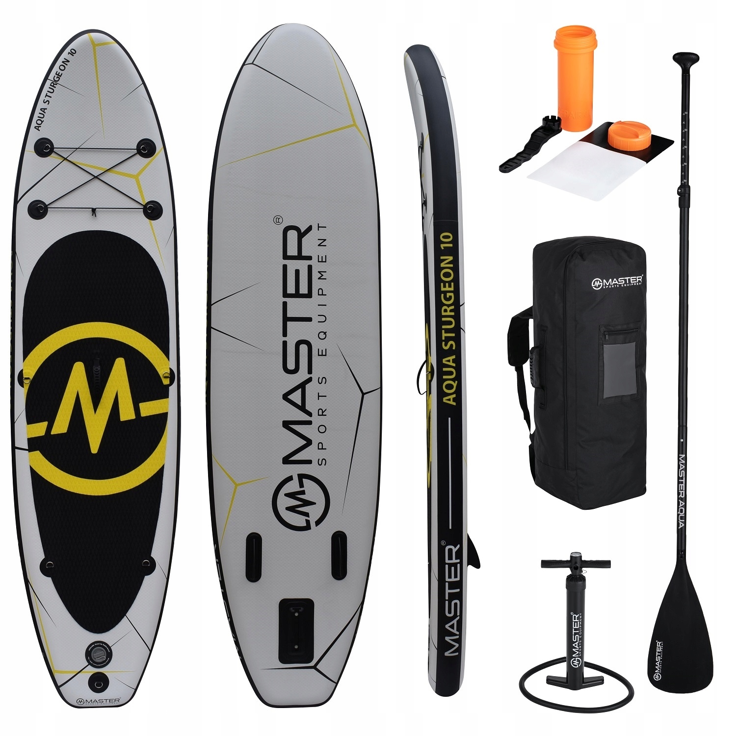 Nafukovací paddleboard Master Aqua Sturgeon 10' 300cm Drop Stich, odolné