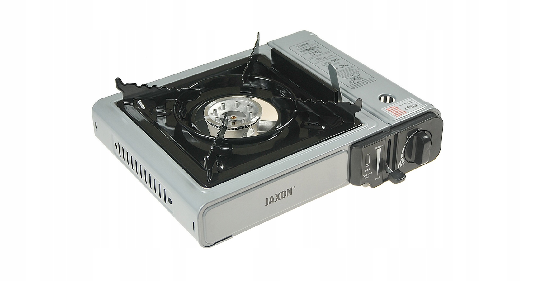 Turistický vařič Jaxon 104 plynový 2,2 kW na kempování, ryby, do domácnosti