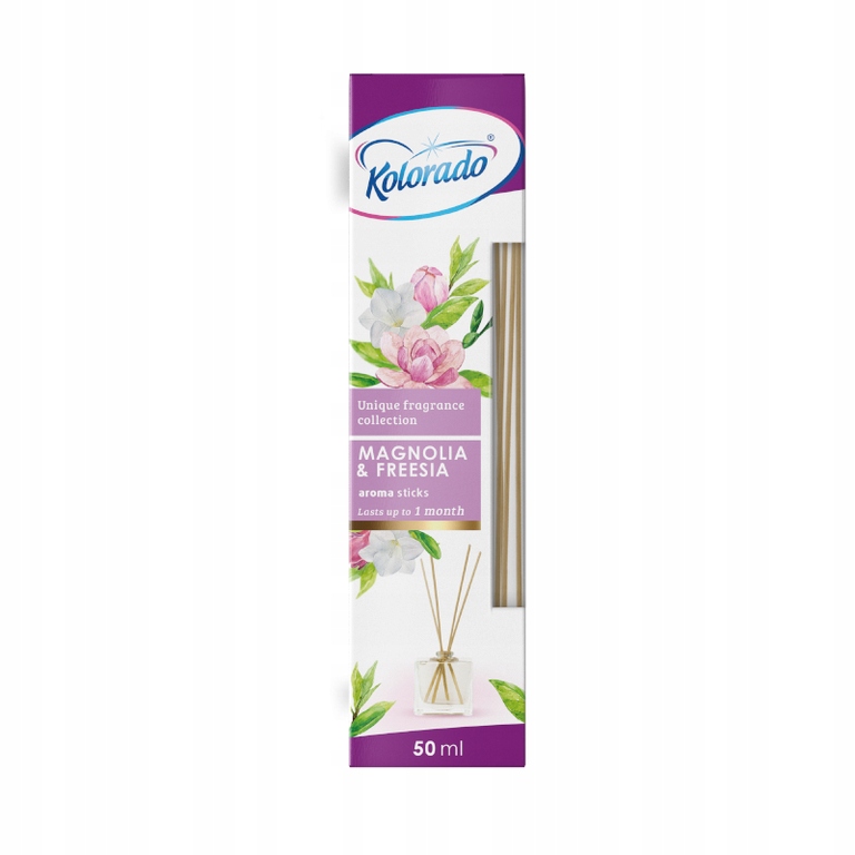 

Kolorado Patyczki Zapachowe Magnolia i Frezja 50ML