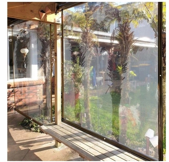 PRZEZROCZYSTA PLANDEKA ZASŁONY ZEWNĘTRZNE 3 X 2m MOCHRONA PRZED ŚNIEGIEM Producent inna