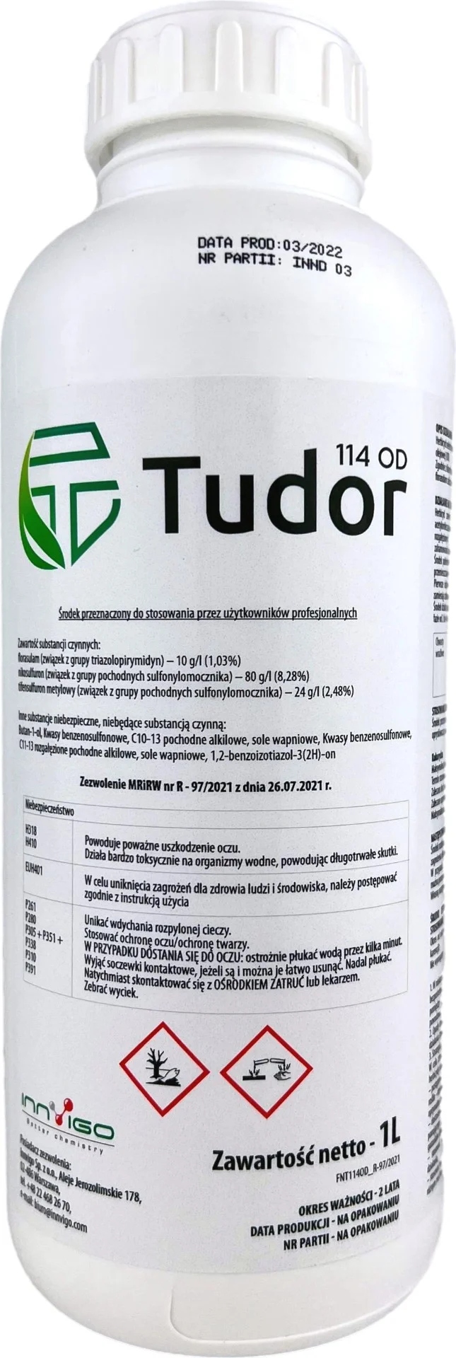 

Tudor 114 Od 1L Oprysk Na Chwasty Perz Chwastnica