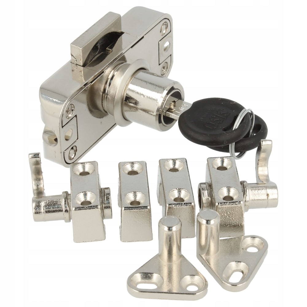 

Zamek baskwilowy meblowy do szaf trzypunktowy Lewy