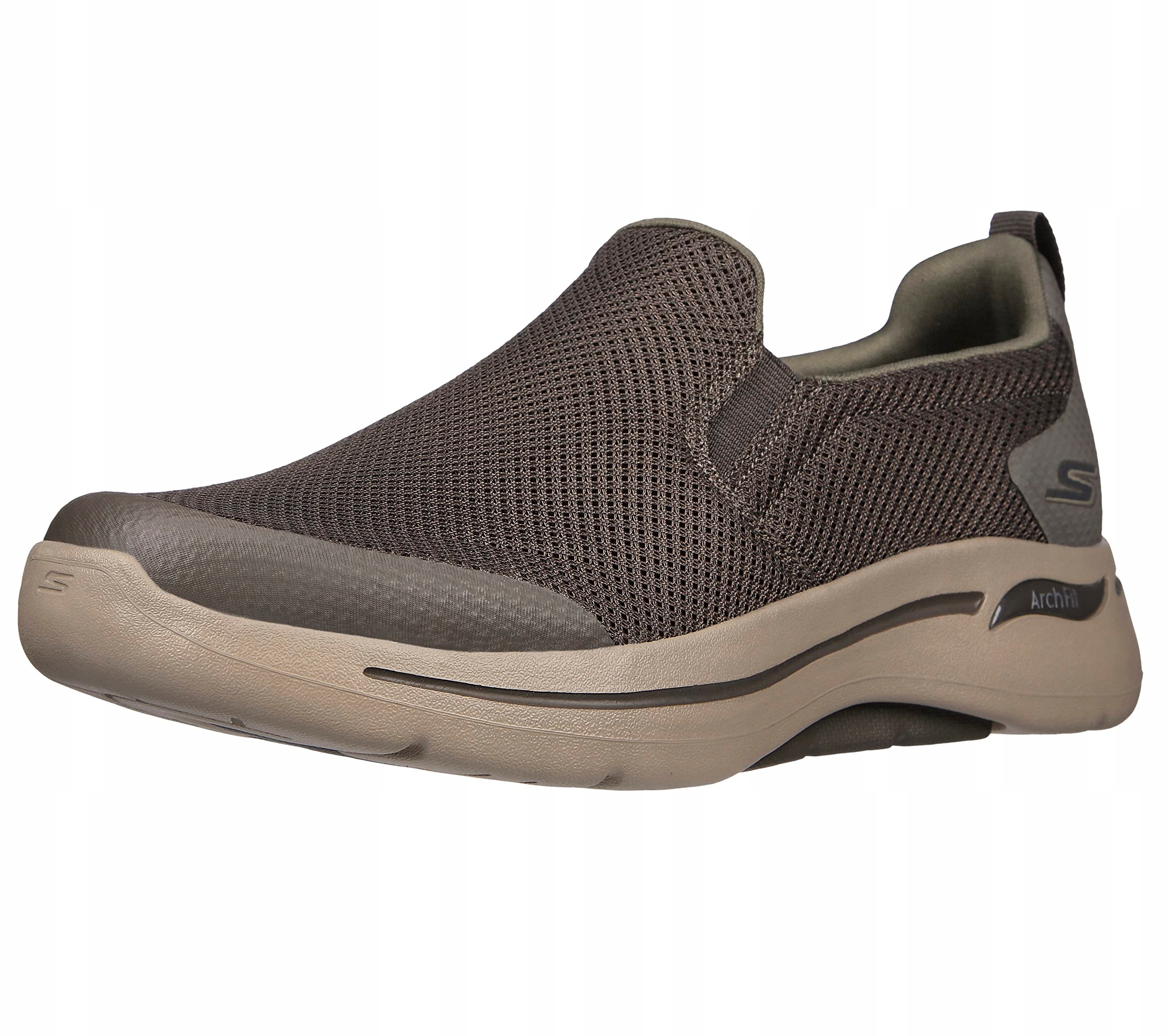 Skechers Go Walk Arch Fit - Togpath Taupe 10 EE - Wide