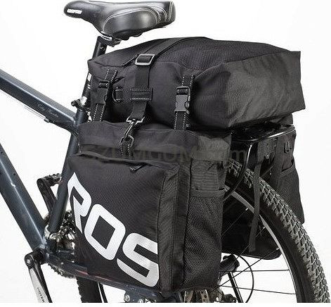 Sakwa rowerowa Torba na bagażnik Roswheel 37L czarna