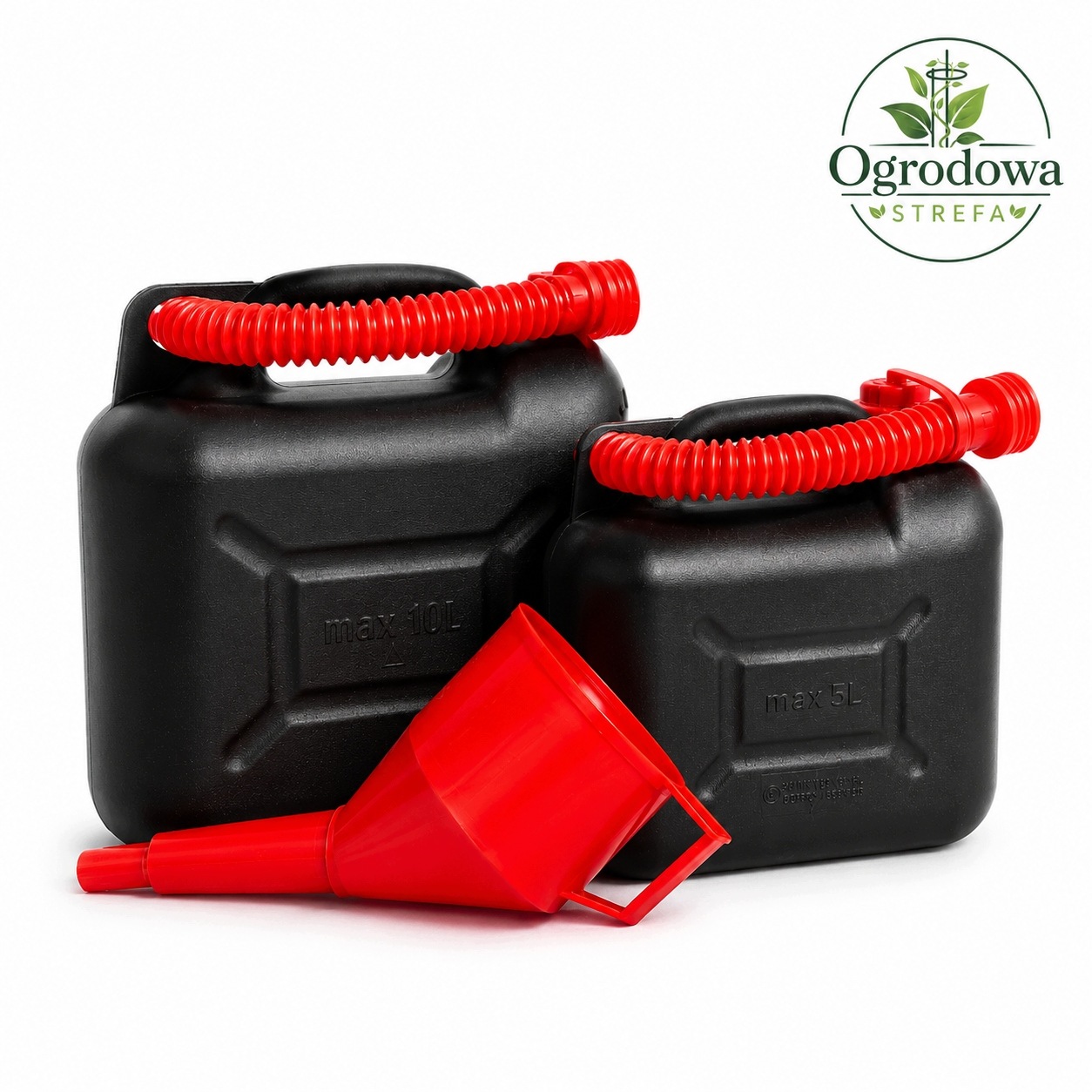Set Kanystr 10L A 5L Trychtýř Na Palivo Benzín Ropu Karnister Hdpe 15L