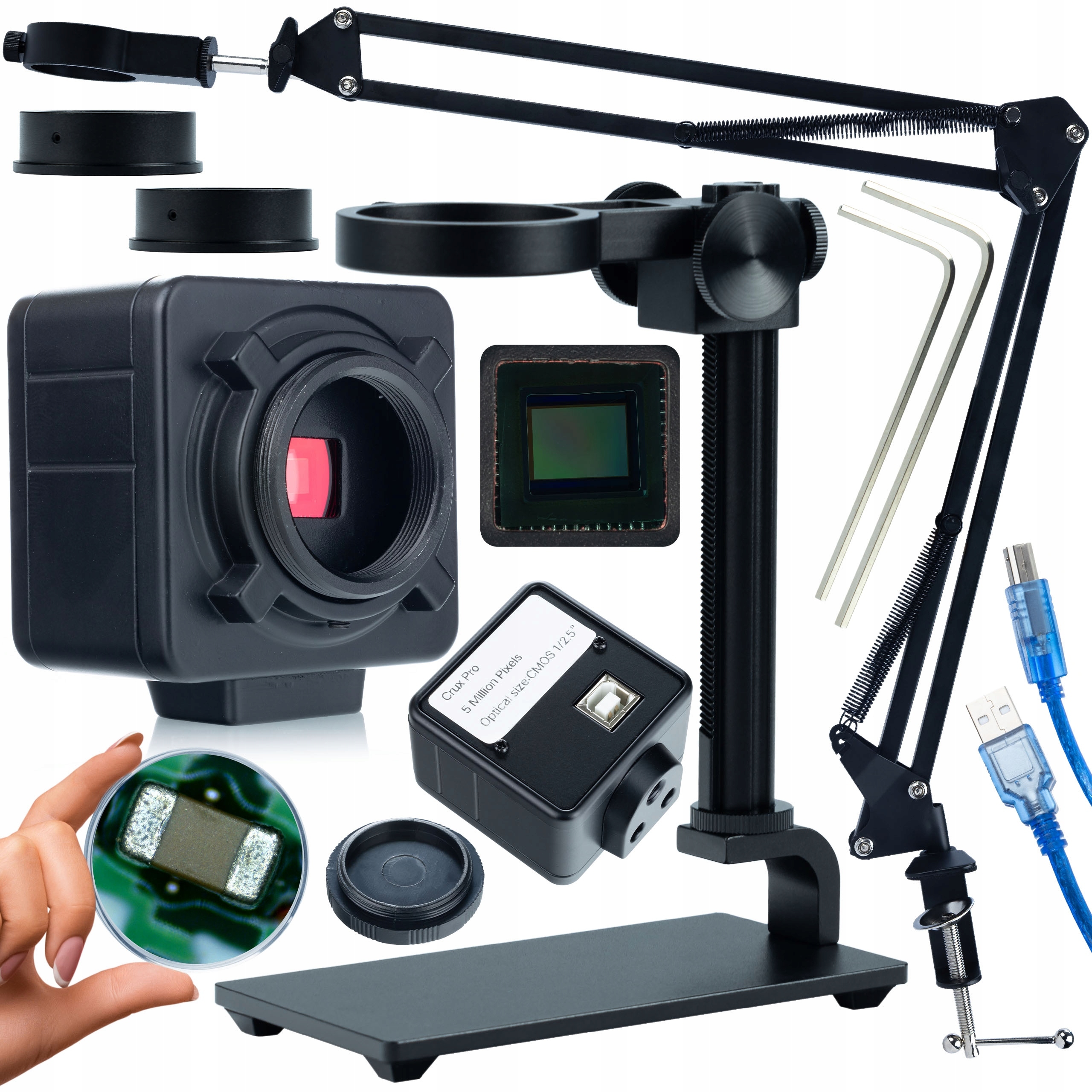 Pohyblivý Ramenový Výložník Platforma Pro Digitální Mikroskop Kamera 2K Hq