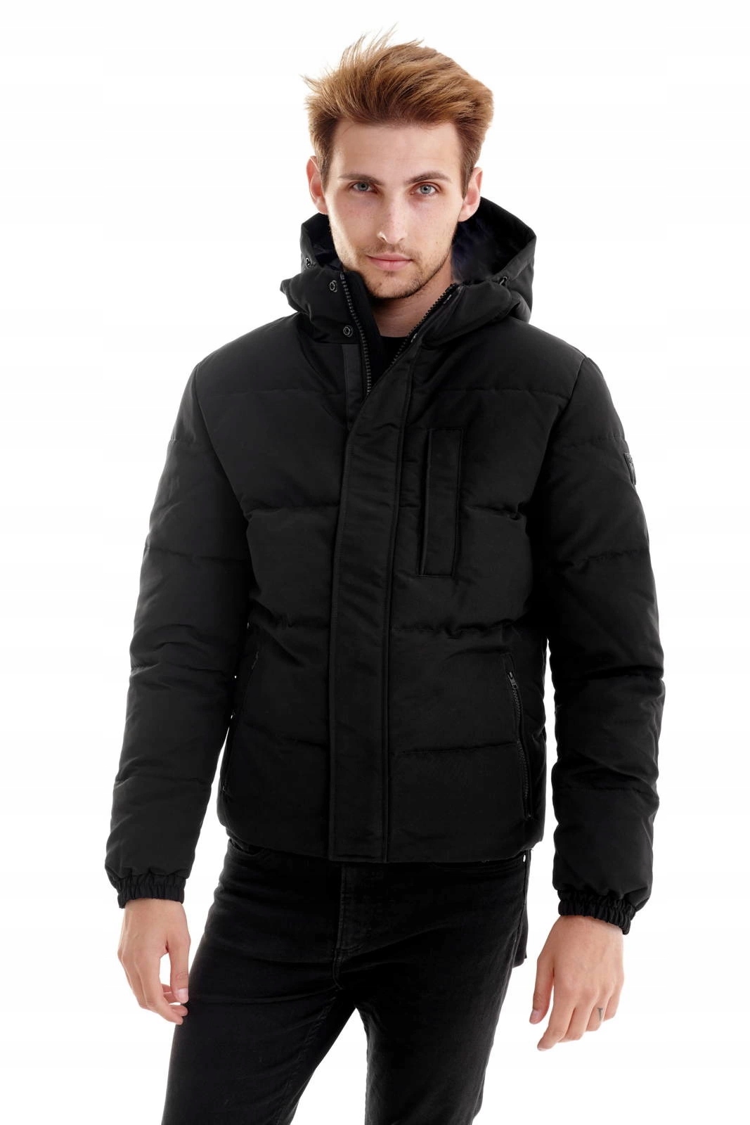 Pánská zimní bunda Wrangler The Bodyguard Black W4C8WW100 XXL