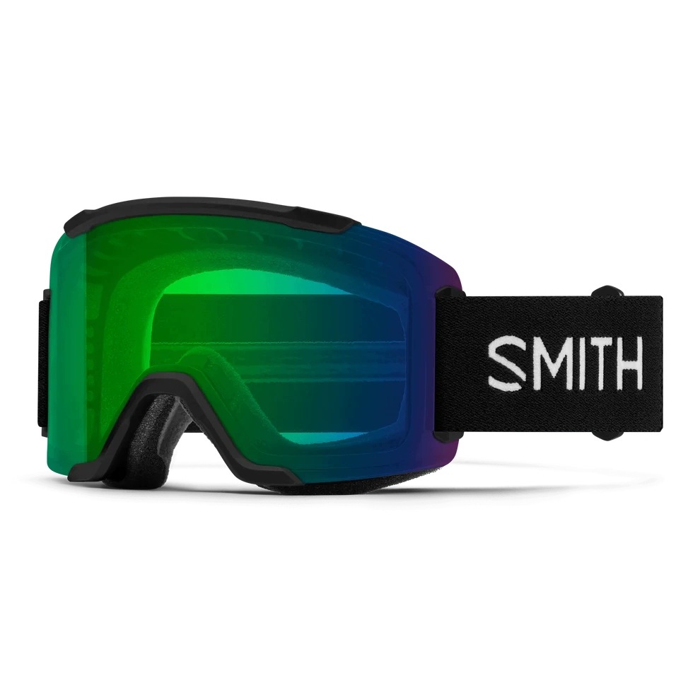 Gogle Smith Squad 2 Black Chromapop Everyday Green Mirror Yellow