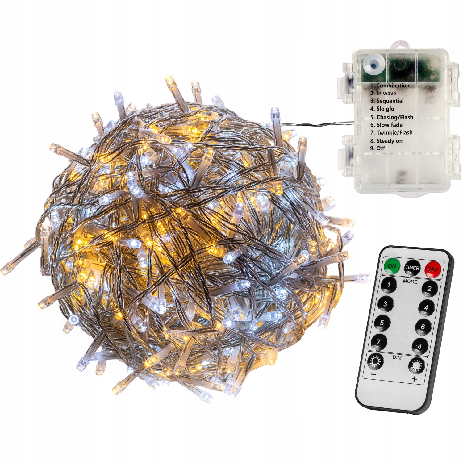 

Lampki Choinkowe 100 Led Na Baterie Pilot