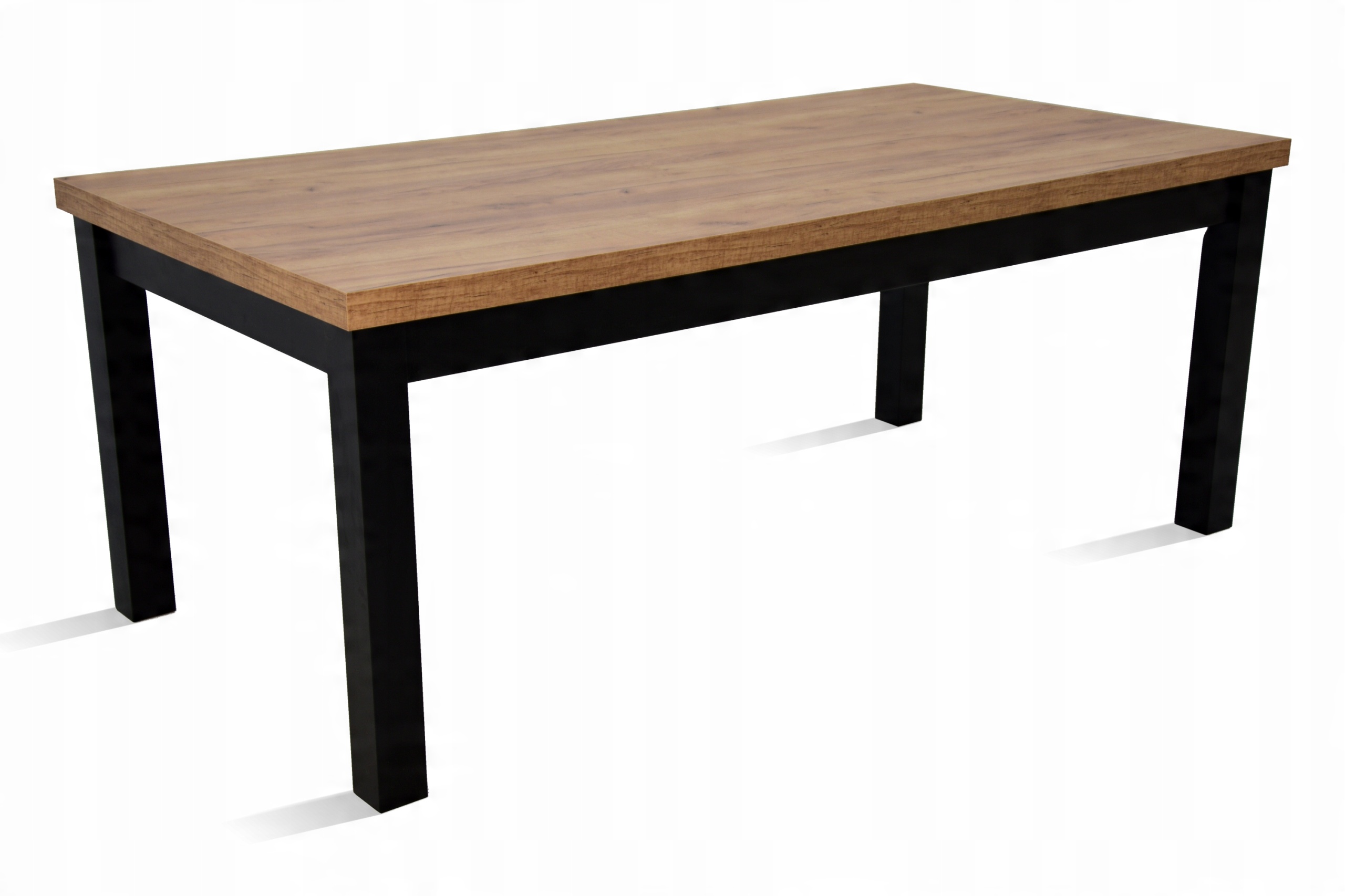 

Stół lite drewno blat laminat 90x170 cm rozkładany